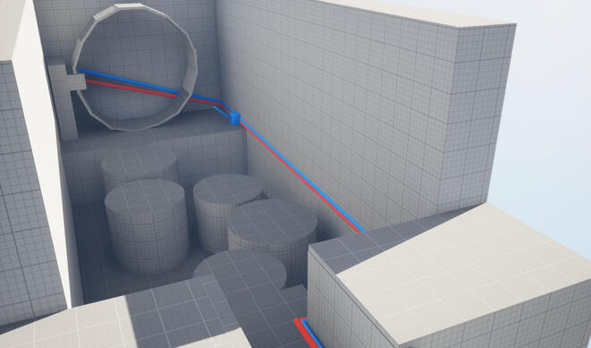 Use a Rat wheel to generate electricity for the hydraulic Pump