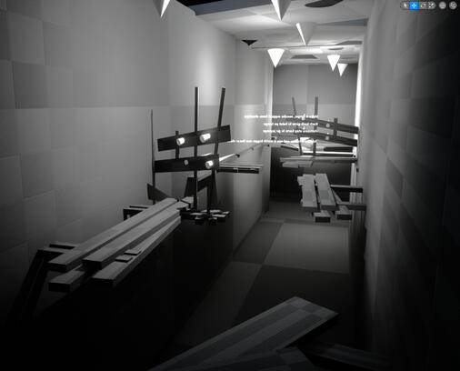 A Hallway Platforming Section