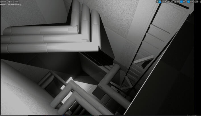 Climbing Up through Hydraulic Tubes